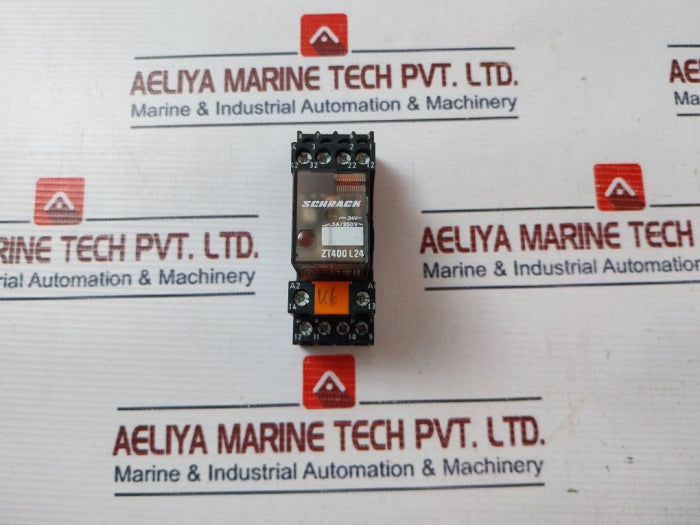 Schrack Zt400 L24 Relay With Base 5A/250V