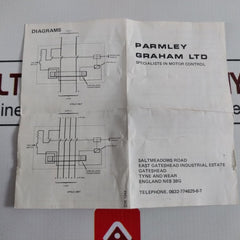Schupa/Parmley Graham Sen 254 25Amp 4 Pole Earth Leakage Circuit
