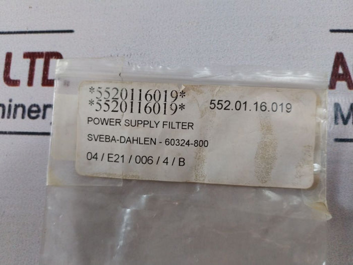 Schurter 5500.2028 Power Supply Filter 125/250 Vac