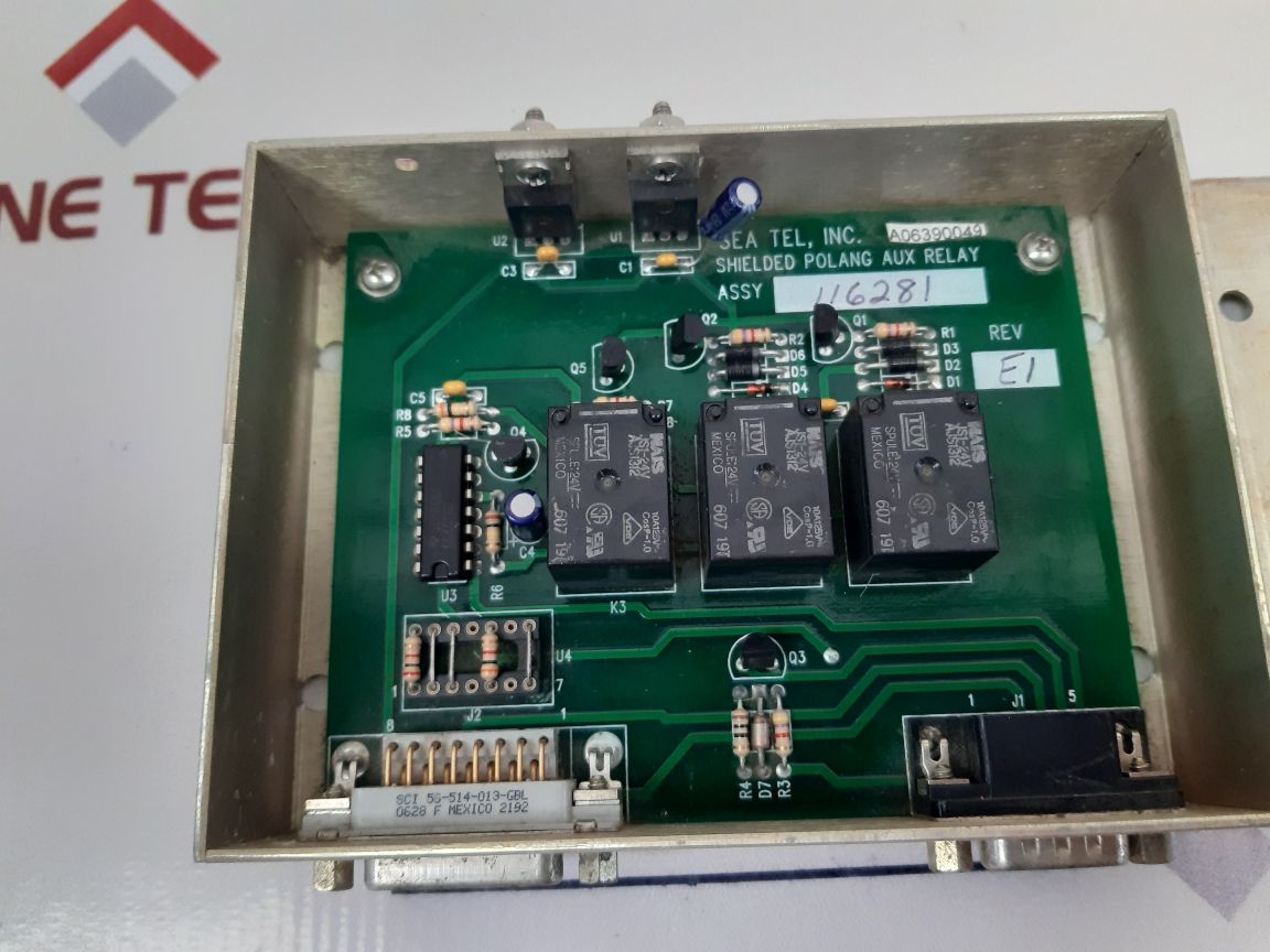 Sea Tel 116321-2 Rev: D Shielded Polang Aux Relay
