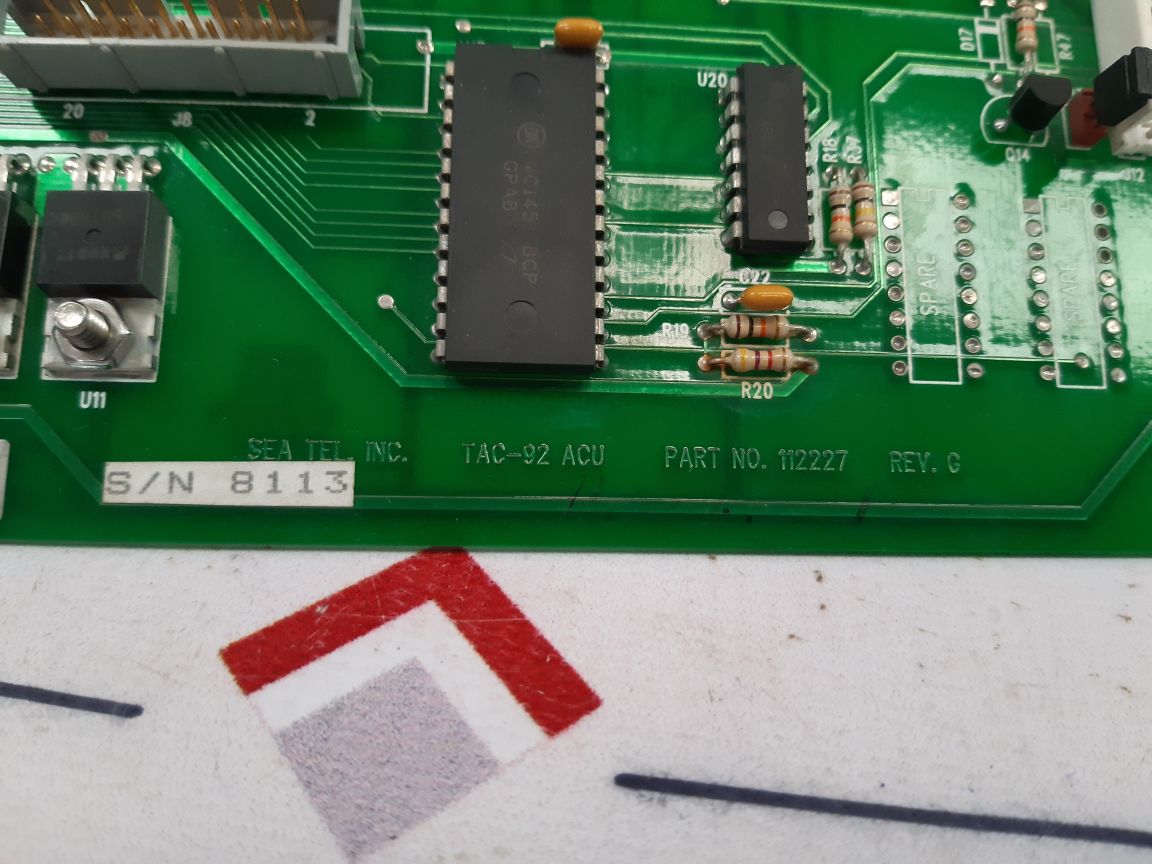 Sea Tel Tac-92 Acu Pcb Card 112227 Rev. G