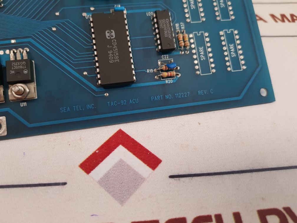 Sea Tel Tac-92 Acu Pcb Card 112227 Rev. C