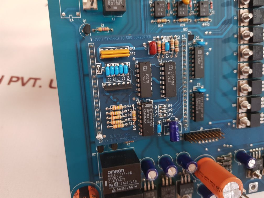 Sea Tel Tac-92 Acu Pcb Card 112227 Rev. C