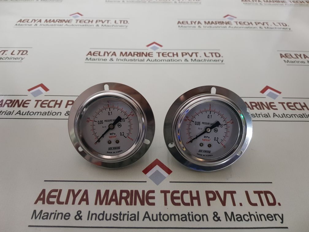Seh Kwang Cl 1.5 Pressure Gauge 0-0.2 Mpa 0-2 Kgf/Cm2
