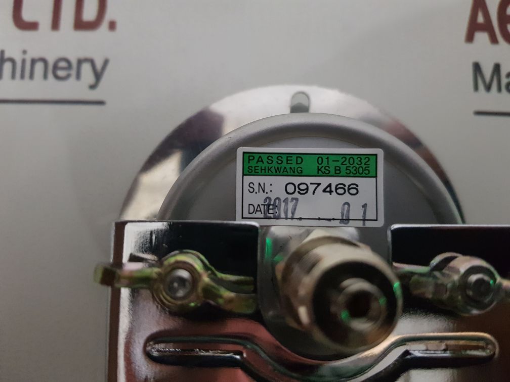 Seh Kwang Cl 1.5 Pressure Gauge 0-0.2 Mpa 0-2 Kgf/Cm2