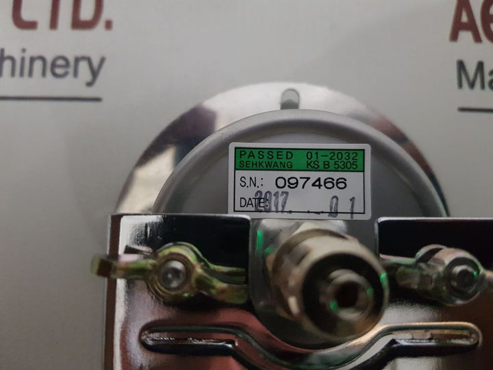 Seh Kwang Cl 1.5 Pressure Gauge 0-0.2 Mpa 0-2 Kgf/Cm2