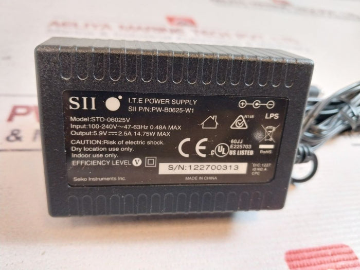 Seiko Instruments Slp 440 Smart Label Thermal Printer 100-240V 47-63Hz 0.48A