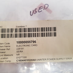 Seira 22619/1 electronic card