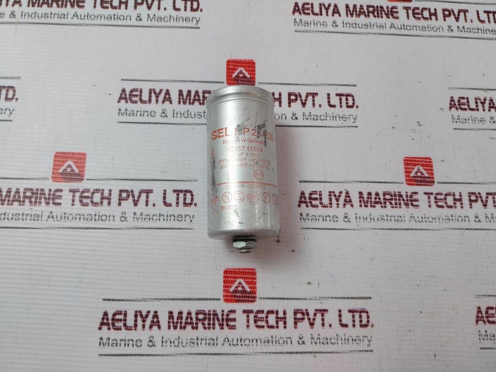 Sel Mp 25/230 Capacitor 42357 11524 25µF ± 10%