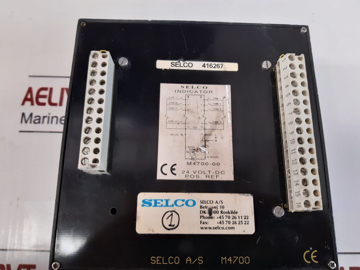 Selco M4700 Alarm Indicator Panel M4700-00