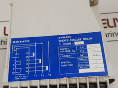 Selco T2300-01 3-Phase Short-Circuit Relay 5A