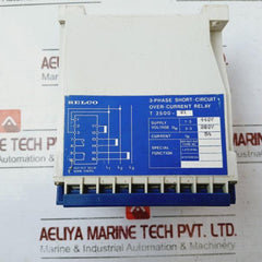 Selco T2500-01 3-phase Short Circuit And Over-current Relay 1-3 440V,5A
