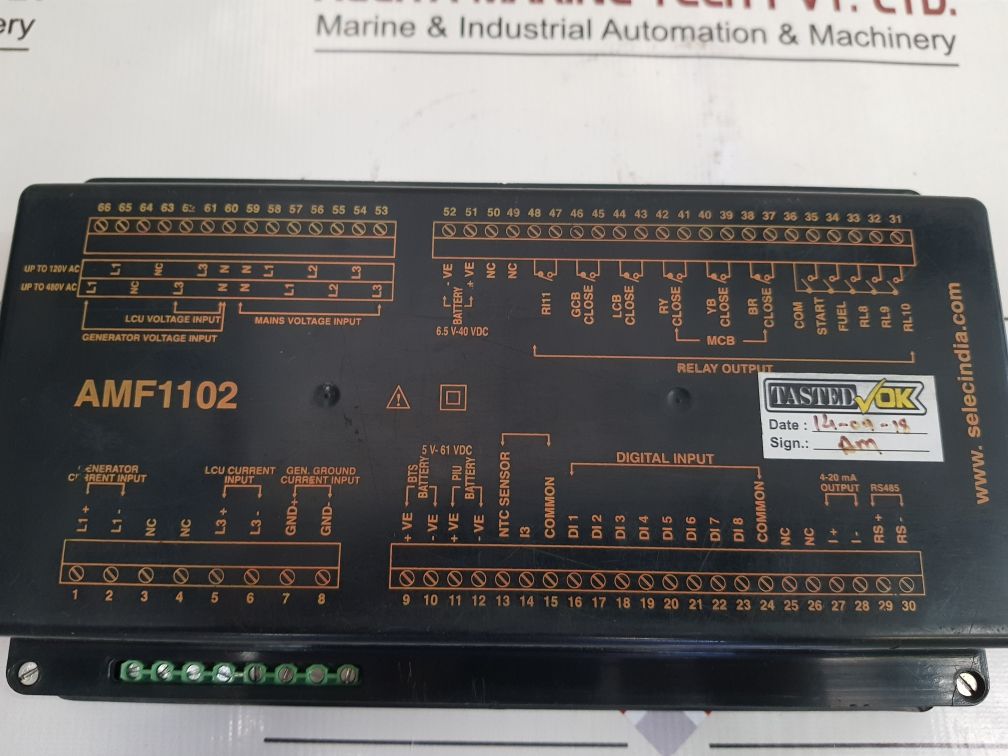 Selec amf1102 auto mains failure controller