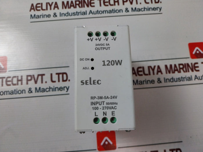 Lot of 3X Selec RP-3M-5A-24V Power Supply 100-270VAC 50/60Hz