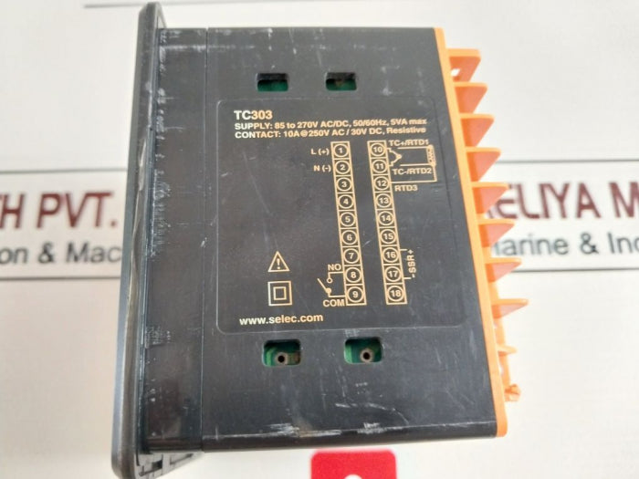 Selec TC303 Digital Temperature Controller 85 TO 270V AC/DC