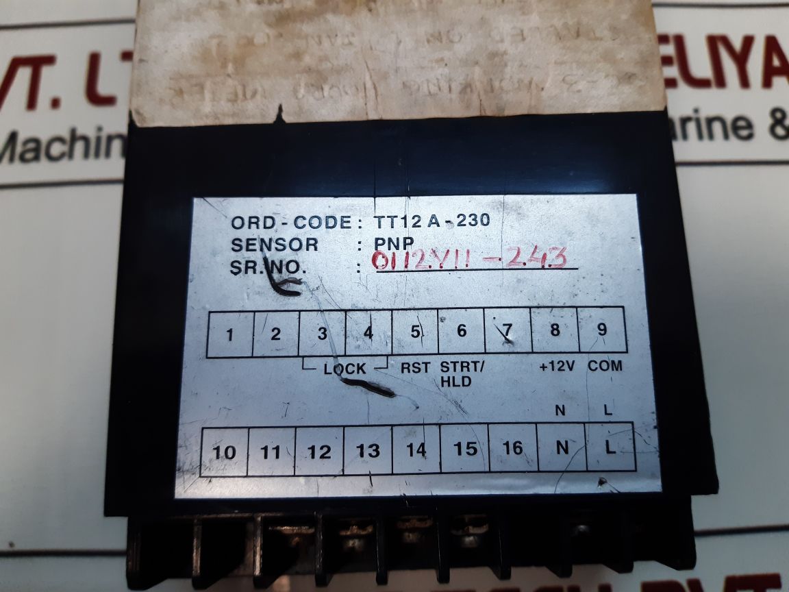 Selec Tt12A Time Totalizer Meter