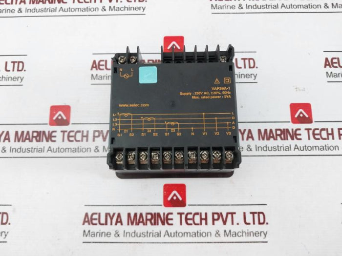Selec Vaf39A-1 Voltage And Frequency Meter 230Vac 50Hz Max Power 5Va