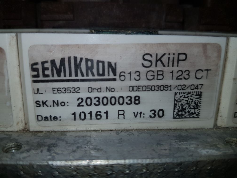 Semikron 613 GB 123 CT Power Supply Module 20300038 VF 30