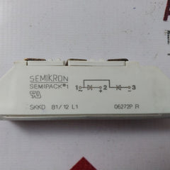 Semikron Semipack 1 Skkd 81/12 L1 Rectifier Diode Module 06272P R