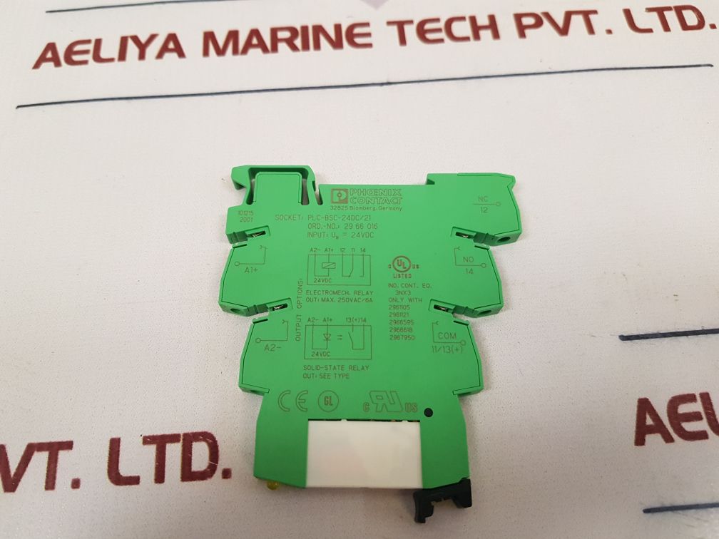 Phoenix Contact Plc-bsc-24Dc/21 Solid State Relay 29 66 016