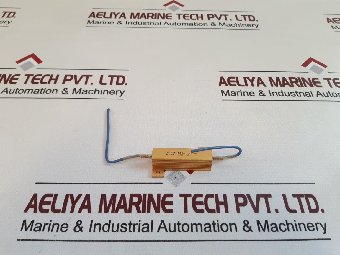 Lot of 3X Arcol HS50 47R J Wire Wound Chassis Mount Resistor