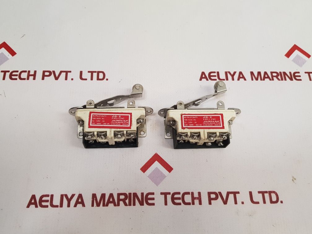 Lot of 3X JAIBALAJI JO-2 Limit Switch 2NO+2NC 10A 600V AC
