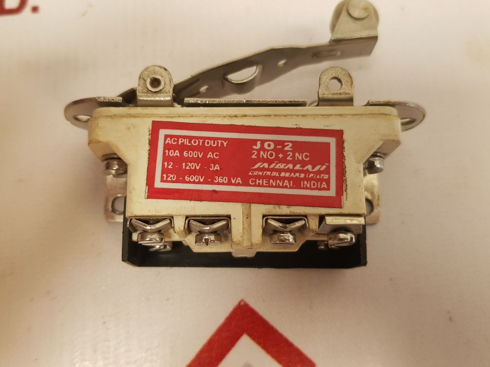 Lot of 3X JAIBALAJI JO-2 Limit Switch 2NO+2NC 10A 600V AC