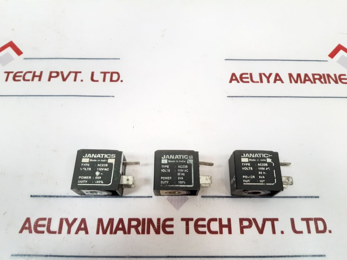 Set Of 3X Janatics Ac23B Solenoid Coil 110V Ac 50Hz