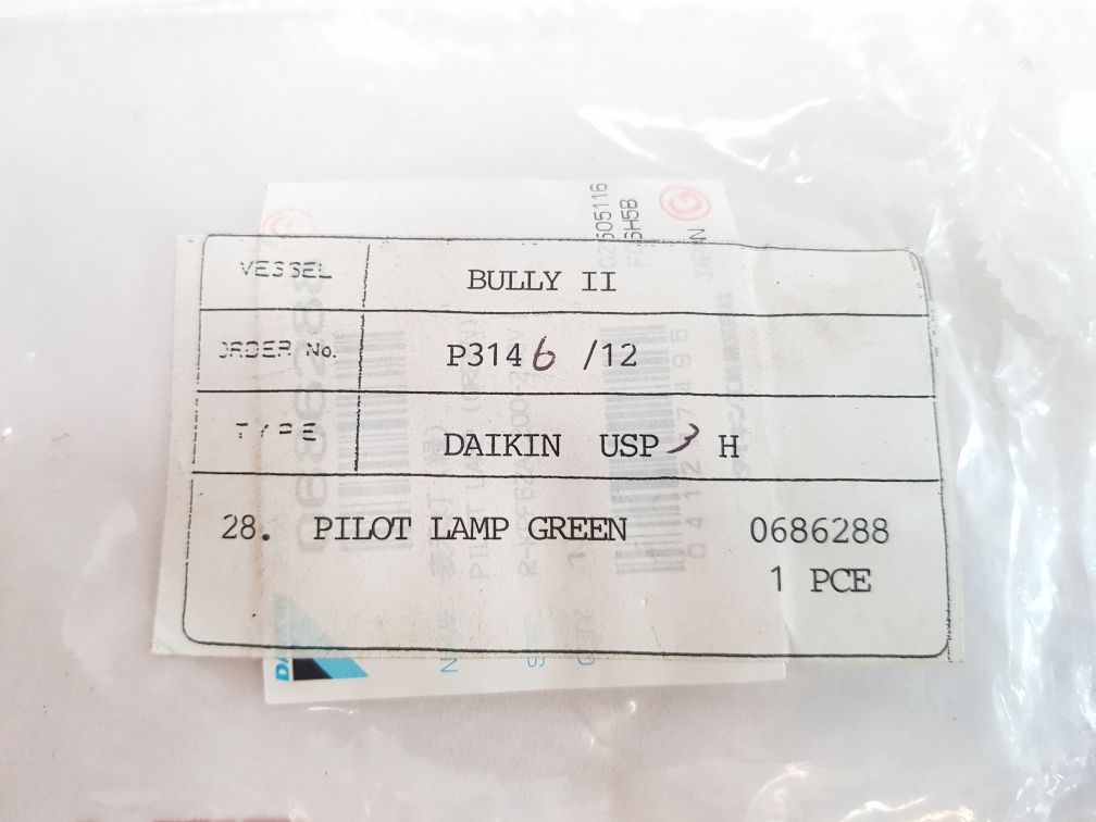 Set of 4X Sakazume lms-10mx green pilot lamp