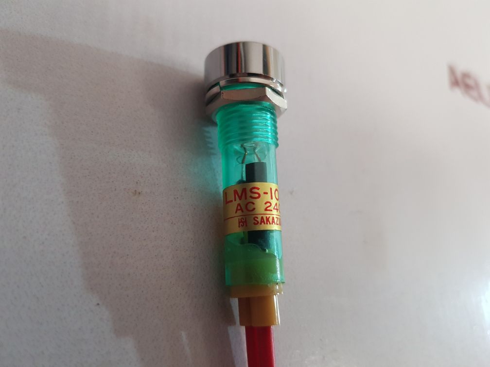 Set of 4X Sakazume lms-10mx green pilot lamp