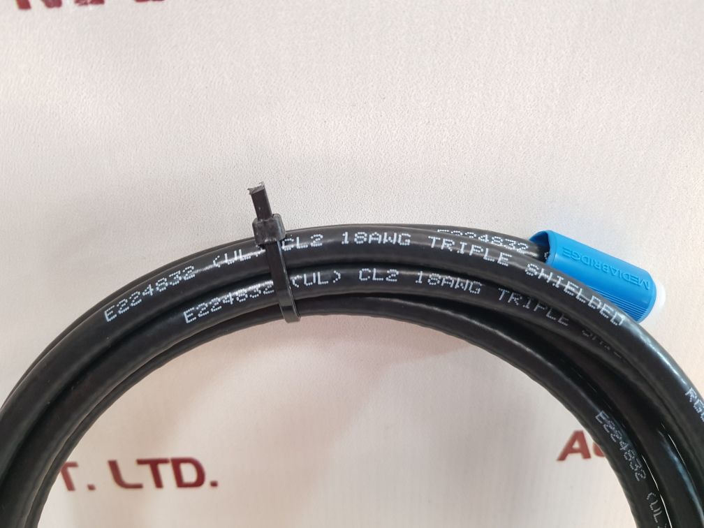 Set Of 5X Personal Electronics E224832 Cl2 Rated Coax Digital A/V Cable