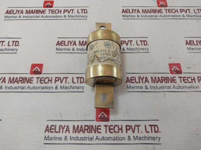 Sg Controls 315A Hbc Fuse Link 415V,Cm/L-9454286