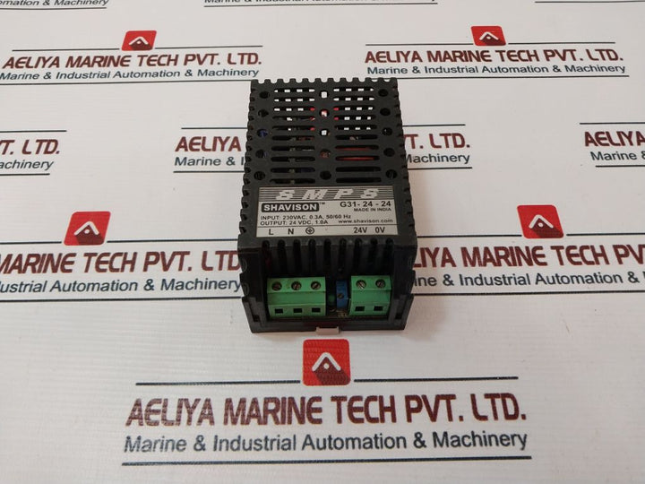 Shavison G31-24-24 Din Rail Mountable Power Supply 230Vac 0.3A 50/60Hz
