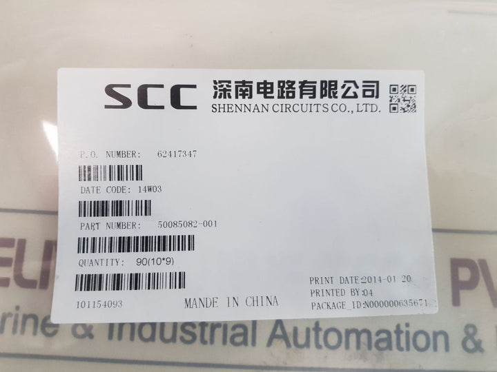 Shennan circuits 50085082-001 pcb card 101154093 rev a