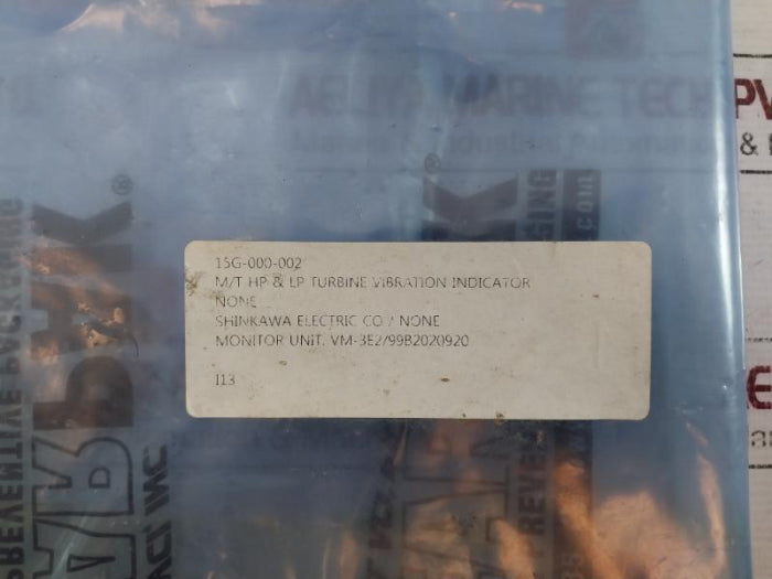 Shinkawa Electric Vm-3E2/99B2020920 Vibration Monitor Card Unit 0-5 Mils