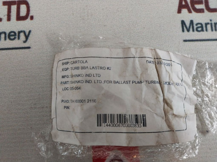Shinko Rx O Turbine Bearing Metal Set 2116