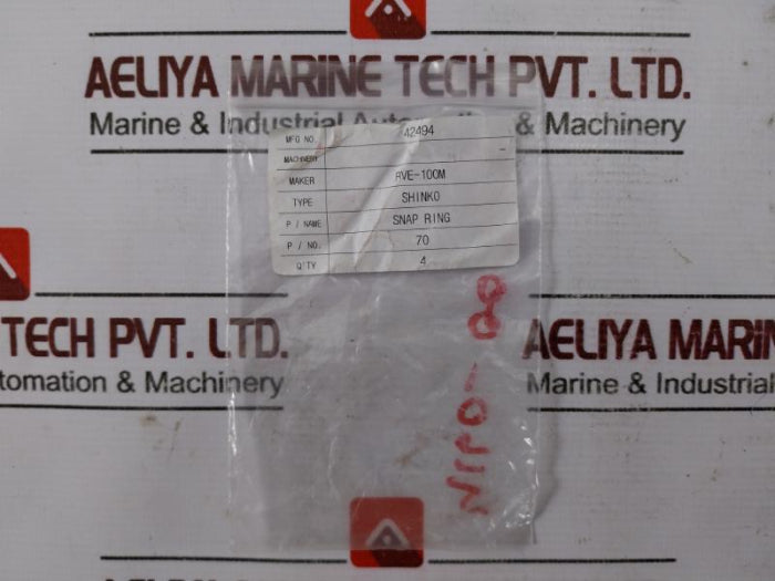 Shinko 70 Snap Ring Rve-100M 42494