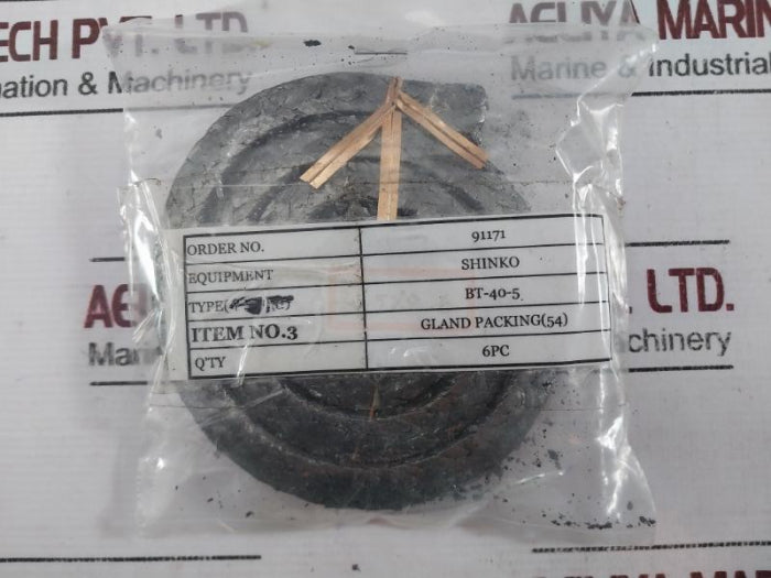 Shinko Bt-40-5 Gland Packing Rope