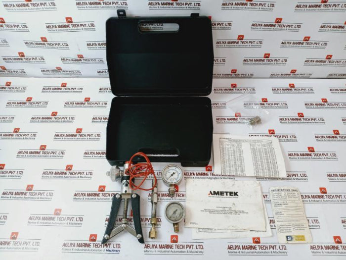 Si Pressure Instruments Tpi Hand Held Test Pump Kit Max 25 Bar/360 Psi ...