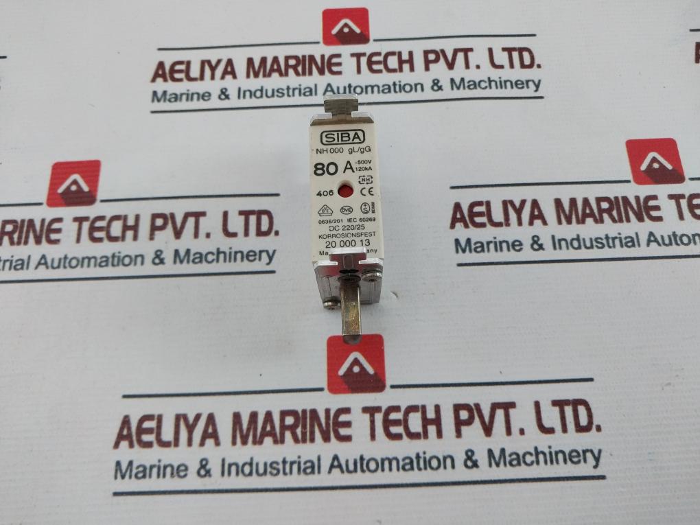 Siba 20 000 13 Fuse 80A