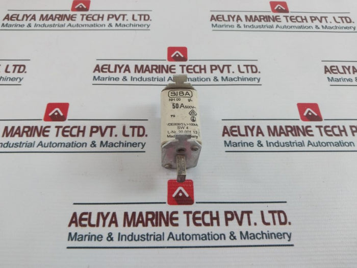 Siba 20 001 13 Fuse Nh 00 Gl, 50A 500V