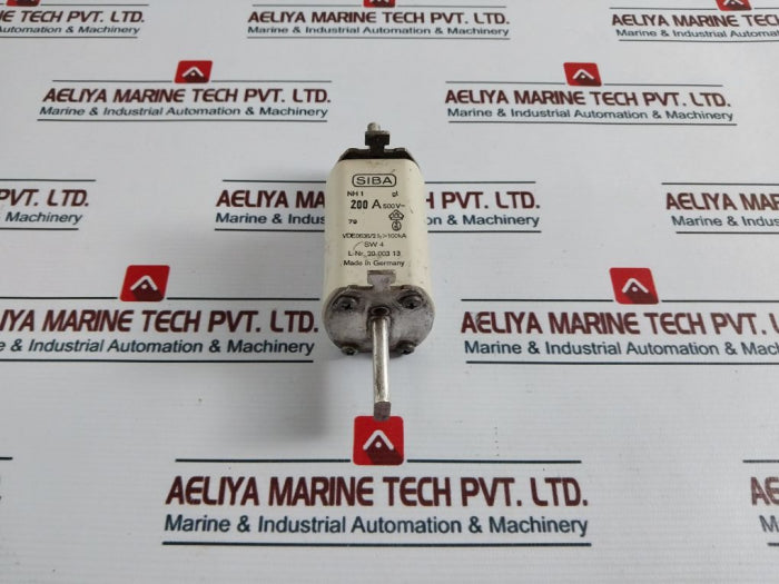 Siba 20 003 13 Nh 1 Gl Fuse Link 200A 500V