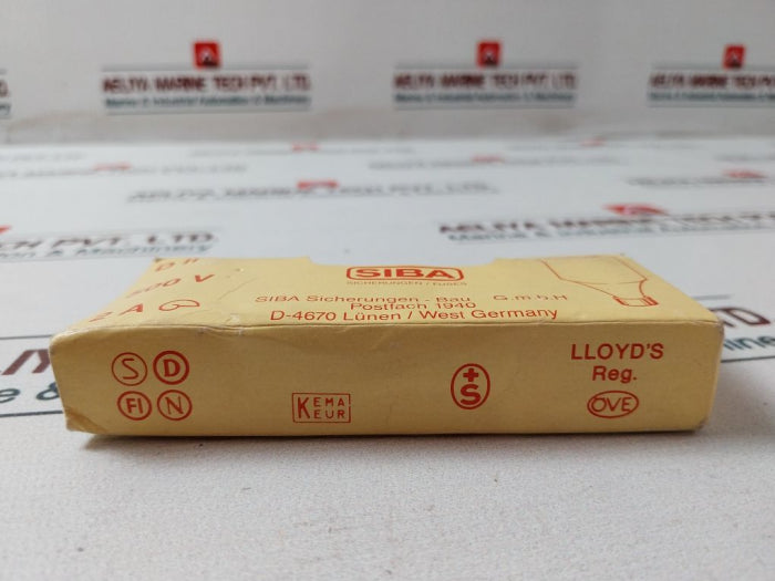 Siba Dii 500V 2A Type D Fuse Link