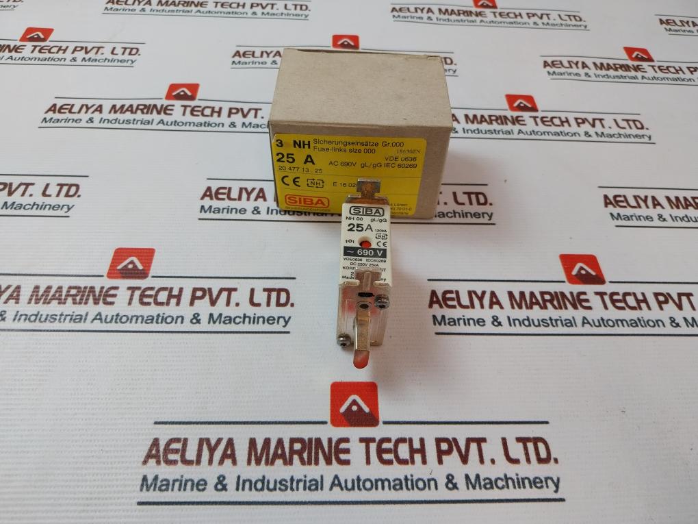 Siba Nh00 25A Fuse-links 690 V