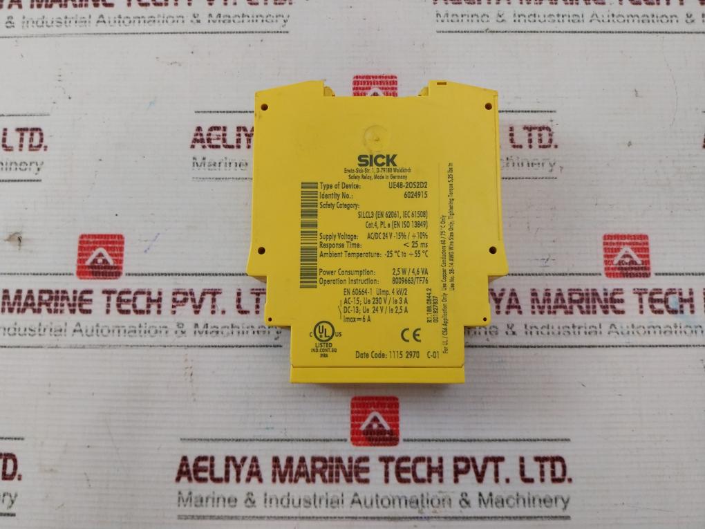 Sick Ue48-20S2D2 Safety Relay 24V