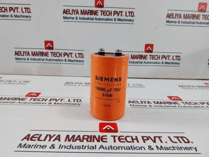 Siemens 10000 µF 70V Electrolytic Capacitor 97000