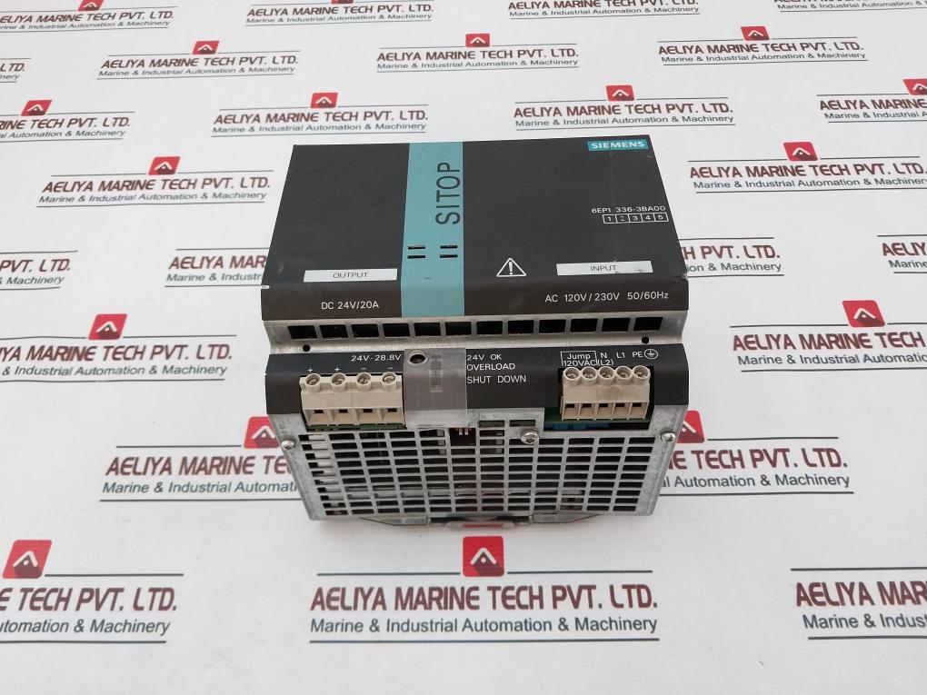 Siemens 1P 6Ep1 336-3Ba00 Power Supply 120V/230Vac