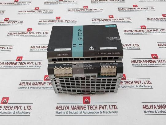 Siemens 1P 6Ep1 336-3Ba00 Power Supply 120V/230Vac