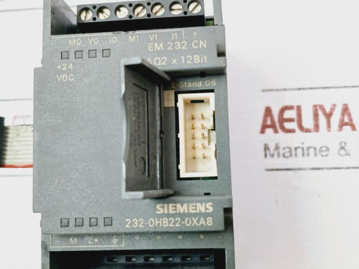 Siemens 1P 6Es7 232-0Hb22-0Xa8 Analog Output Module Em 232 Cn 21-28 Vdc