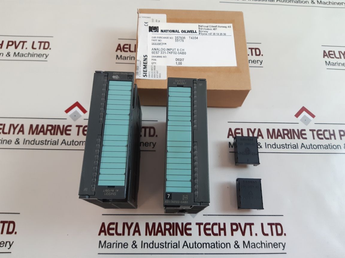 Siemens Simatic S7 6Es7 331-7Kf02-0Ab0 Analog Input Module E-stand: 4